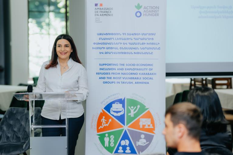 Entrepreneurship Forum within the French embassy-funded project Supporting the socio-economic inclusion and employability of refugees and the most vulnerable social groups in Tavush, Armenia