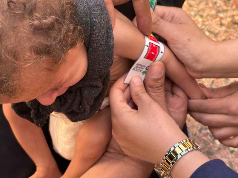Action Against Hunger Malnutrition Screening in Syria