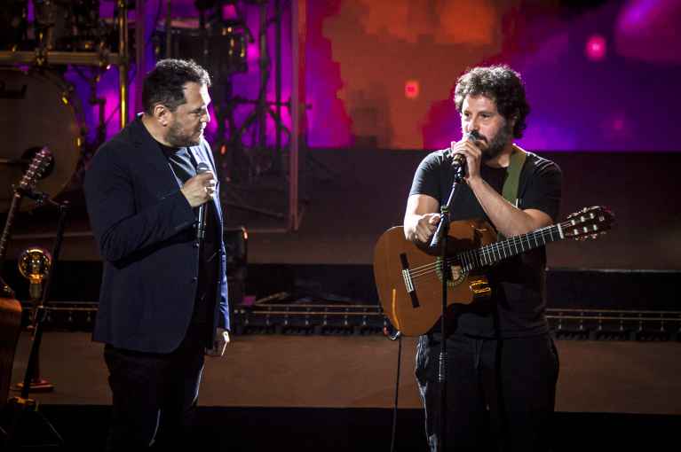Lucha de Gigantes 2026 Ismael Serrano junto a El Kanka 
