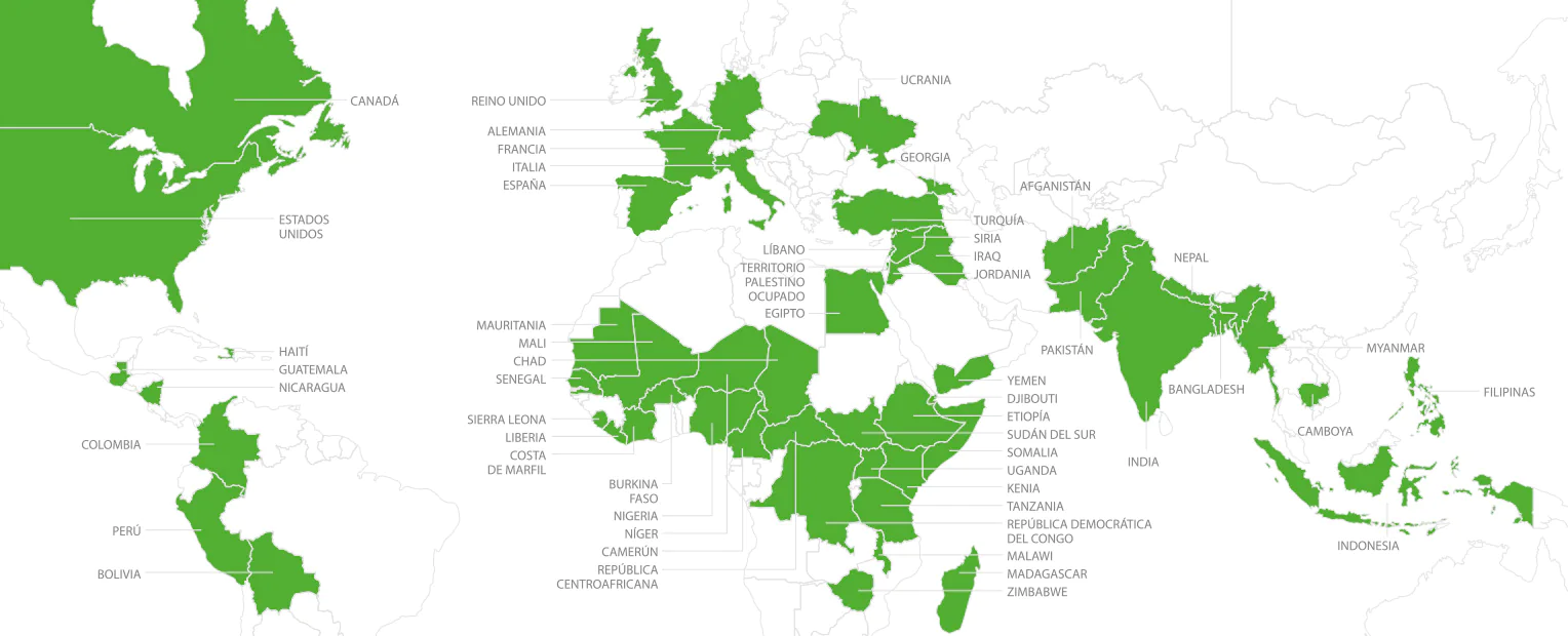 mapa  misiones