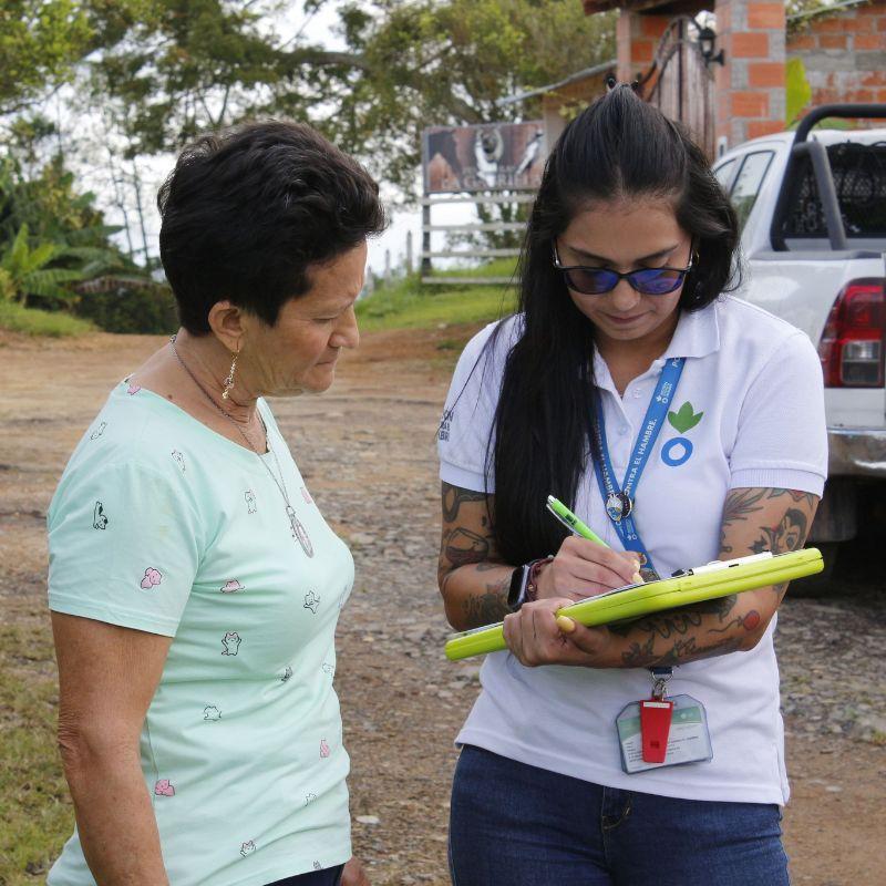 Las comunidades locales en el centro