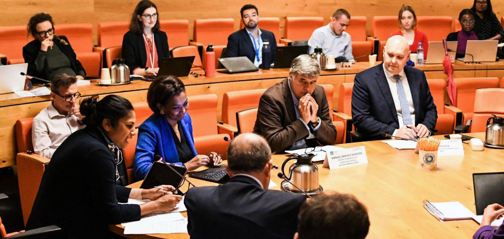 Manuel Sánchez-Montero participando en el Comité Mundial para la Seguridad Alimentaria 24