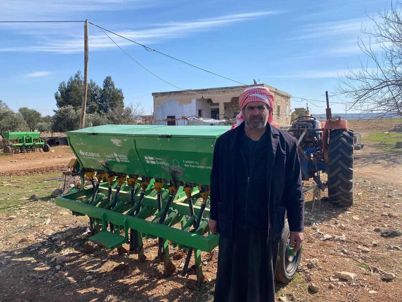 Moteb, a 50-year-old farmer of Aleppo, Syria