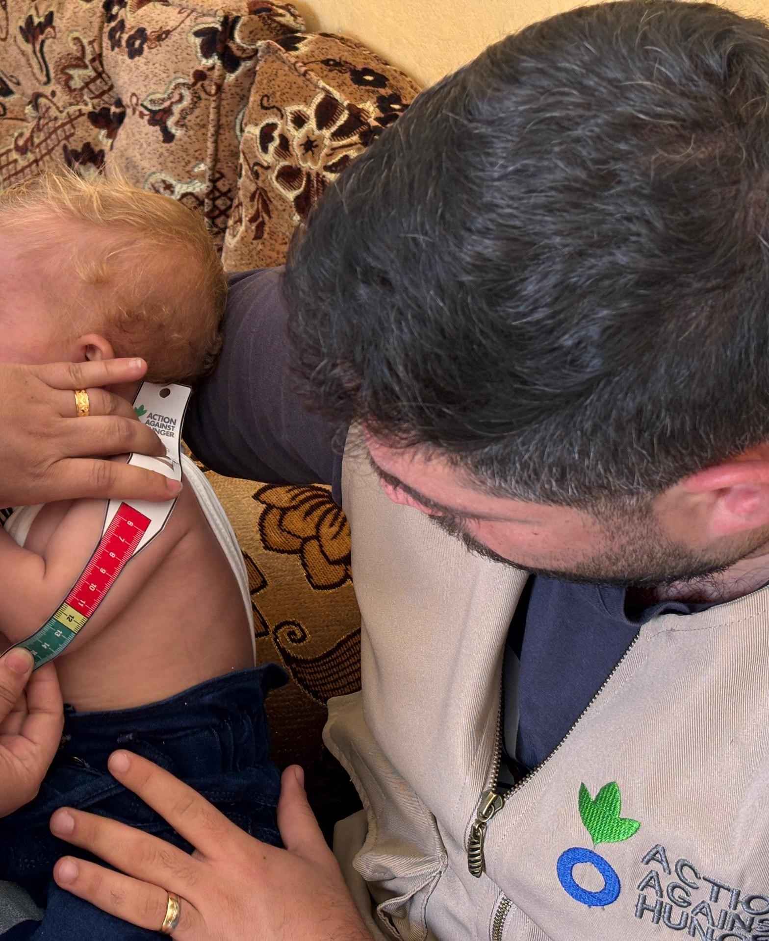 Action Against Hunger Malnutrition Screening in Syria