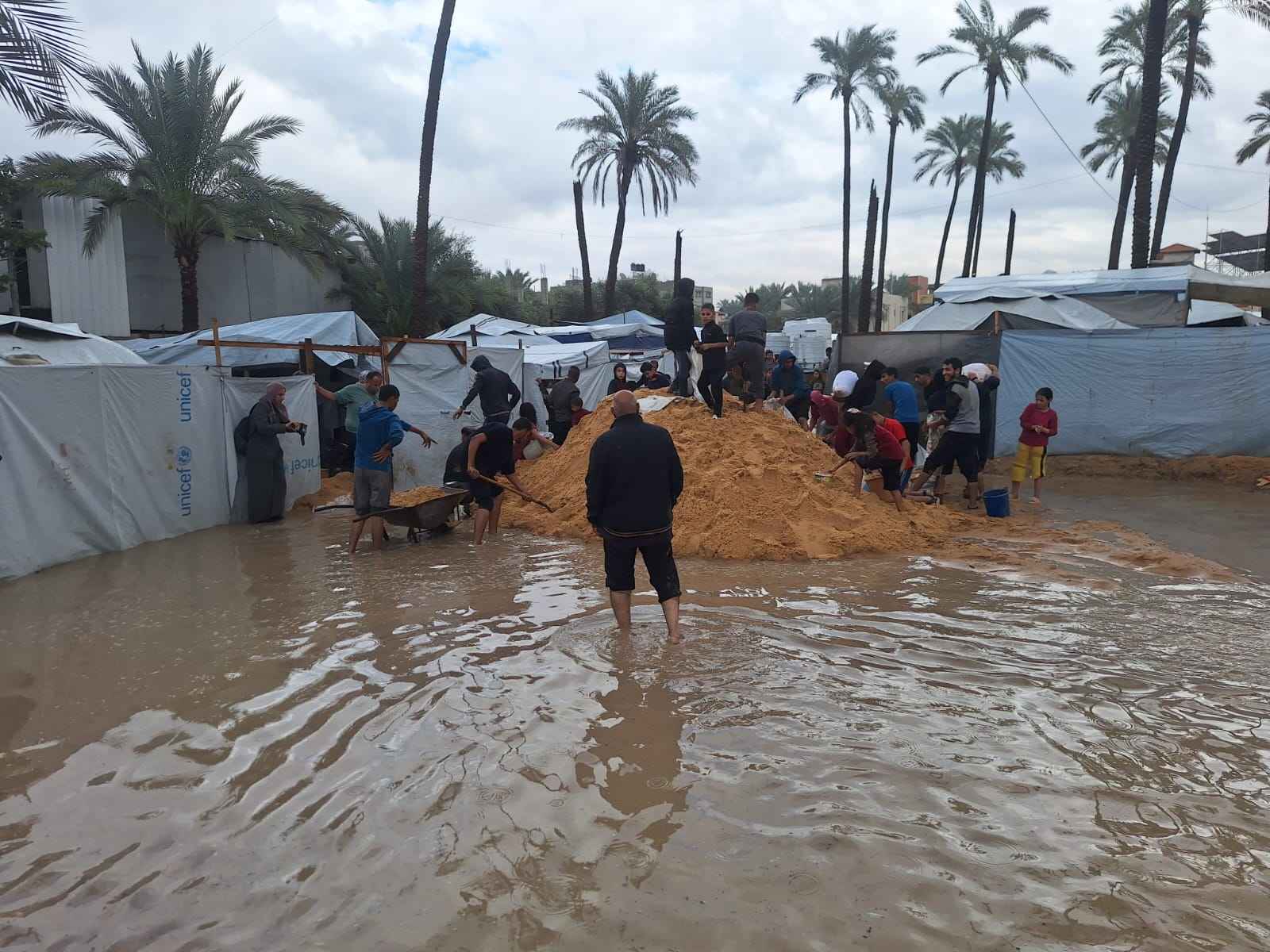 Inundaciones en Gaza