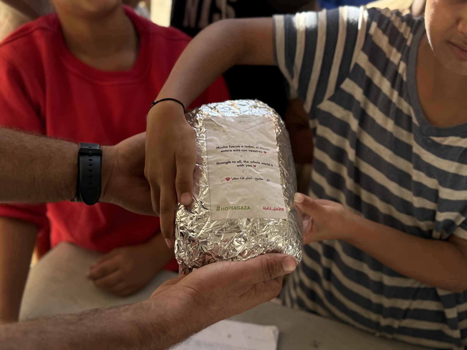 mensajes de esperanza gaza