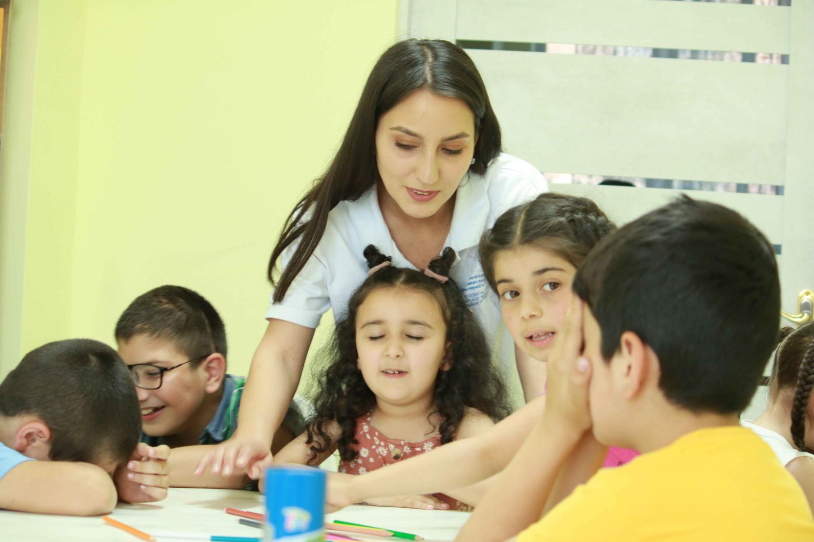 Visiting the Artashat Child Friendly Space