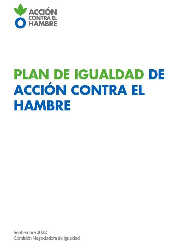 Portada Plan de Igualdad de Acción contra el Hambre