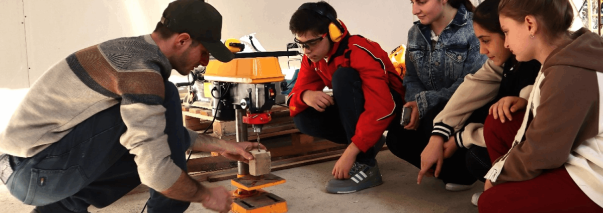  Mikheil Chkholaria lives in Orsantia village in Zugdidi Municipality and has been practicing woodwork for years