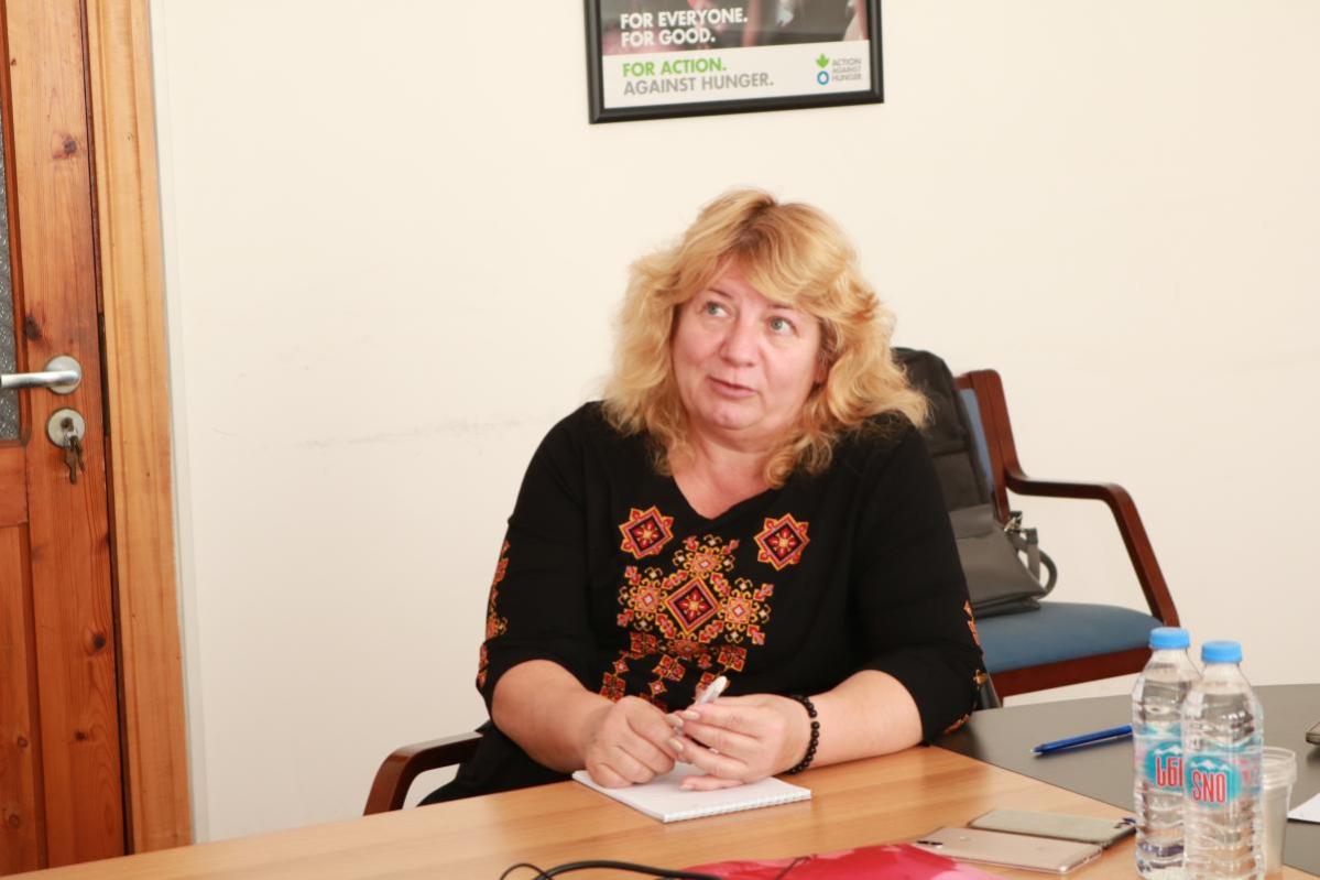 theoretical and practical exercises, the workshop Action Against Hunger South Caucasus