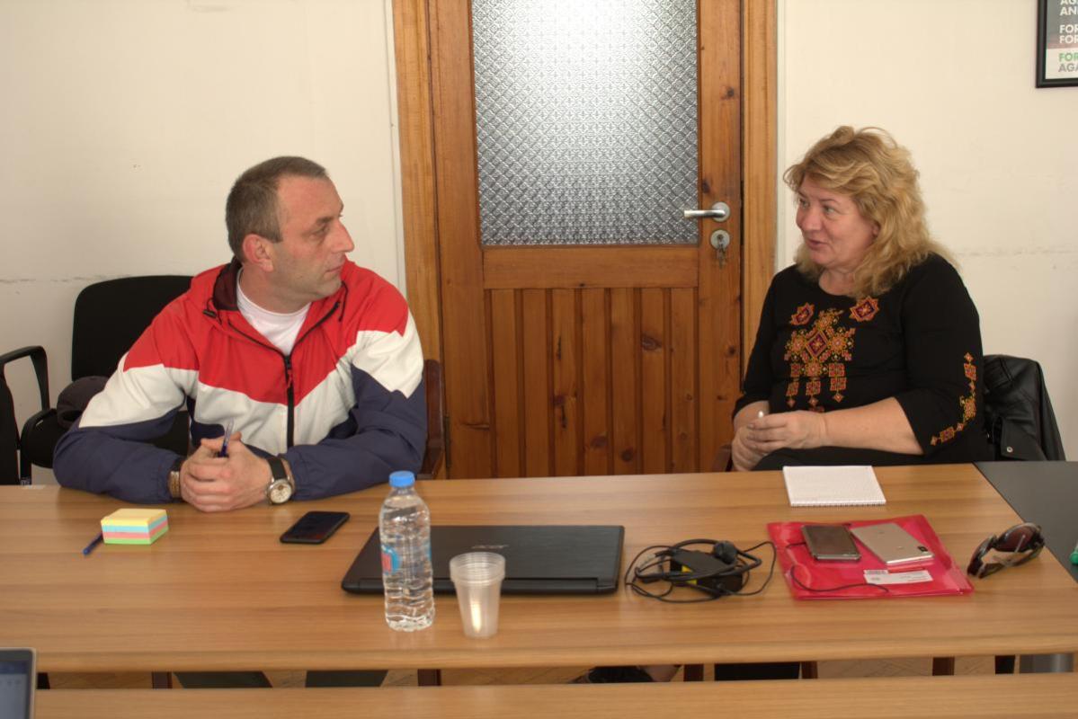 theoretical and practical exercises, the workshop Action Against Hunger South Caucasus