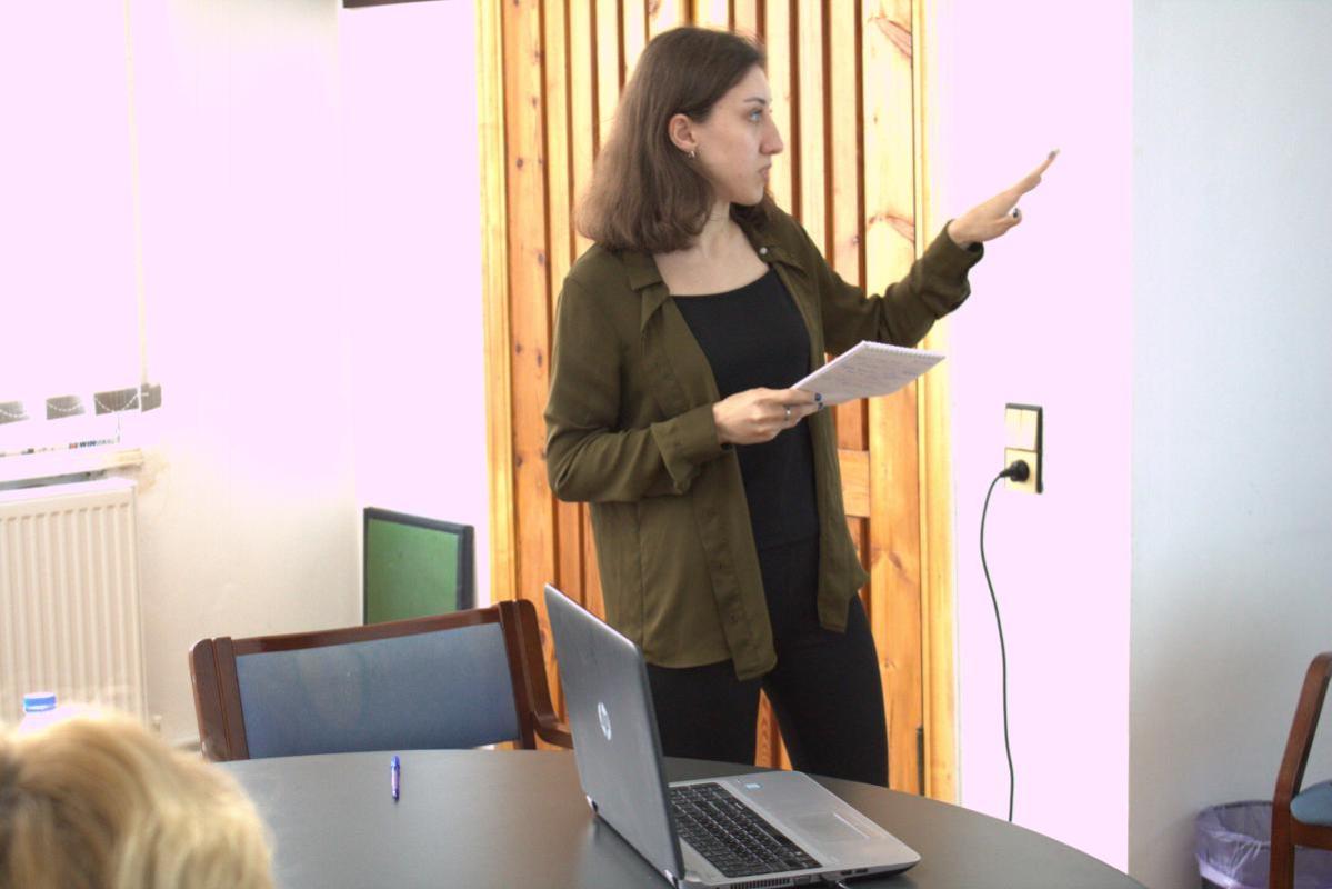 theoretical and practical exercises, the workshop Action Against Hunger South Caucasus