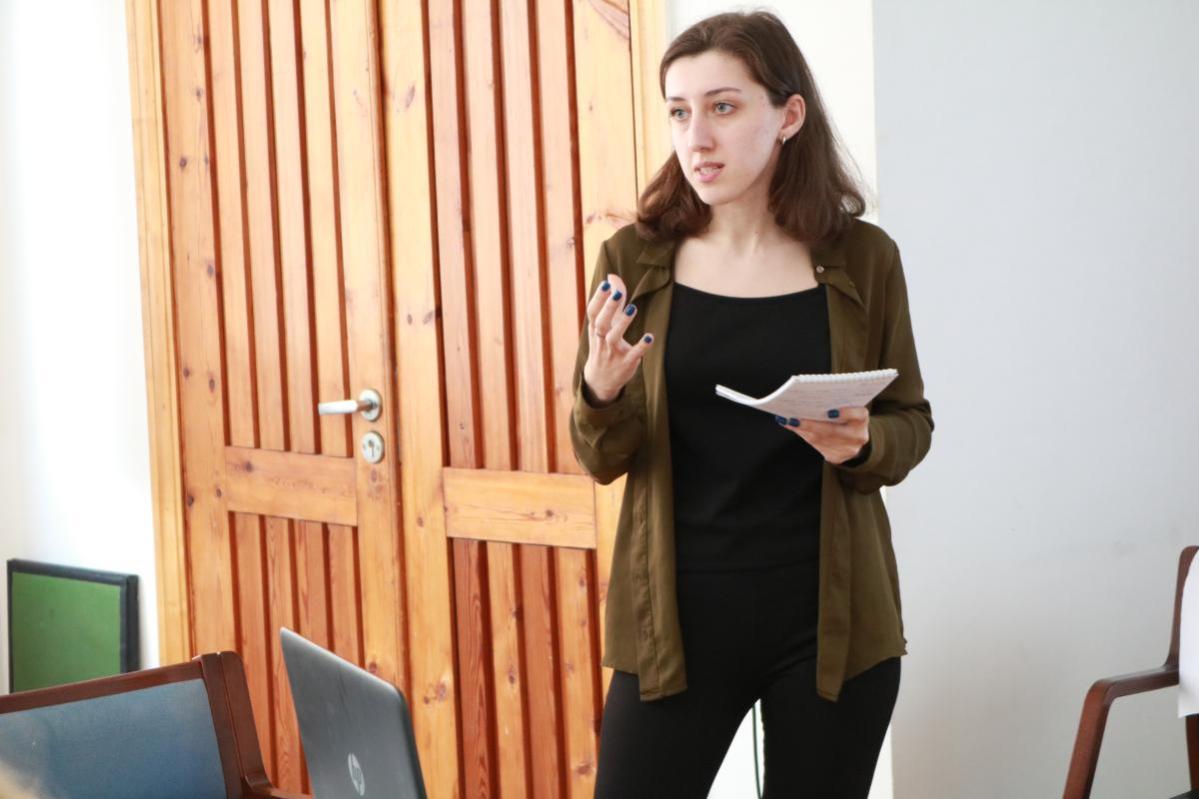 theoretical and practical exercises, the workshop Action Against Hunger South Caucasus