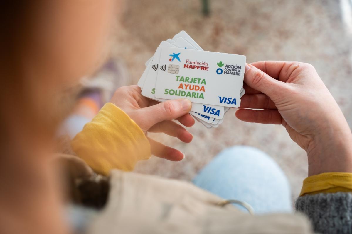 Tarjetas de Ayuda Solidaria Multiproposito Valencia DANA Accion Social - MAPFRE