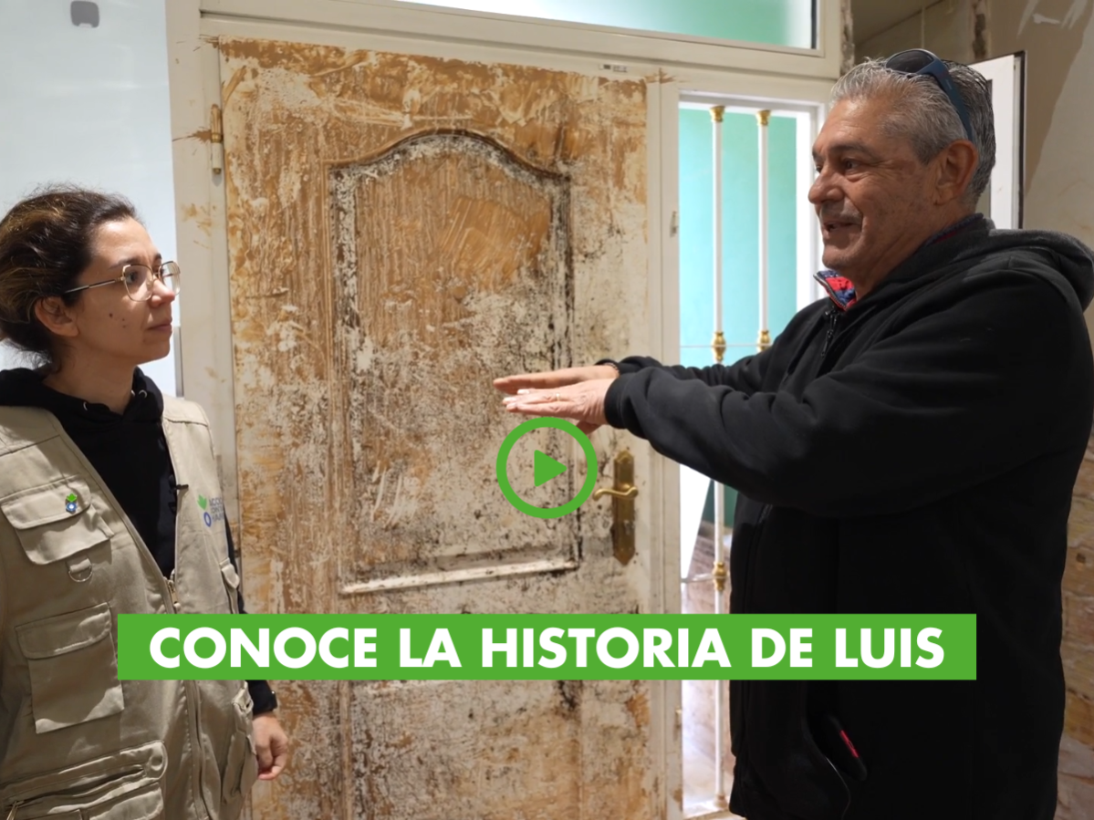 Historia Luis DANA Valencia - 100 dias Accion Social España - Afectado desastre