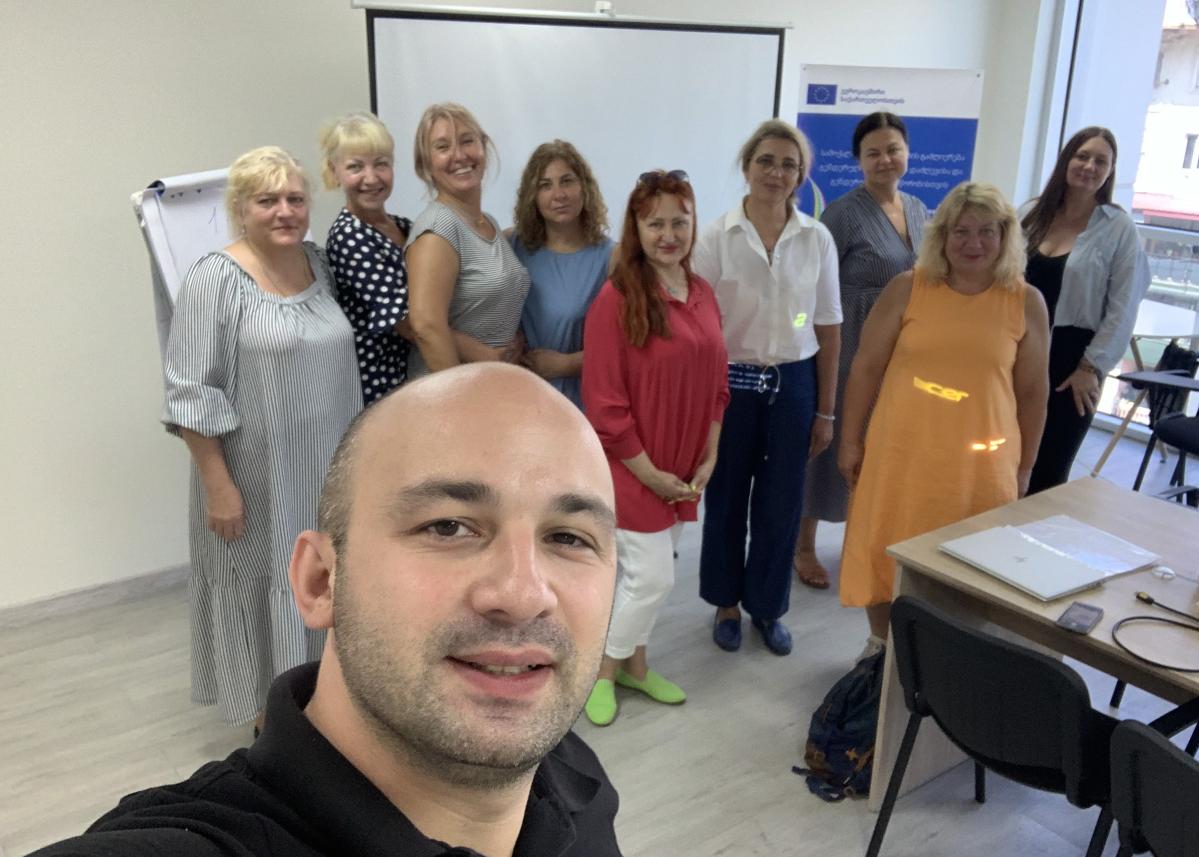 Giorgi Inalishvili functioned as a corporate volunteer for Action Against Hunger South Caucasus at both the Batumi and Tbilisi Shuttles under the project “Empowering civil society to increase gender equality and counter gender-based violence in Georgia.