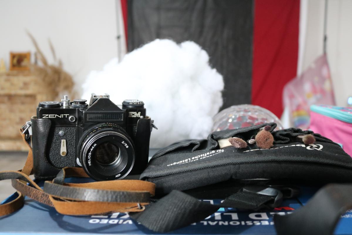 The photo studio of Nino Kasreleshvili