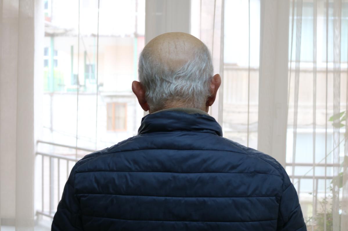 Hovnan*, refugee from Nagorno-Karabakh living in Armenia. Carlotta Wichmann for Action Against Hunger