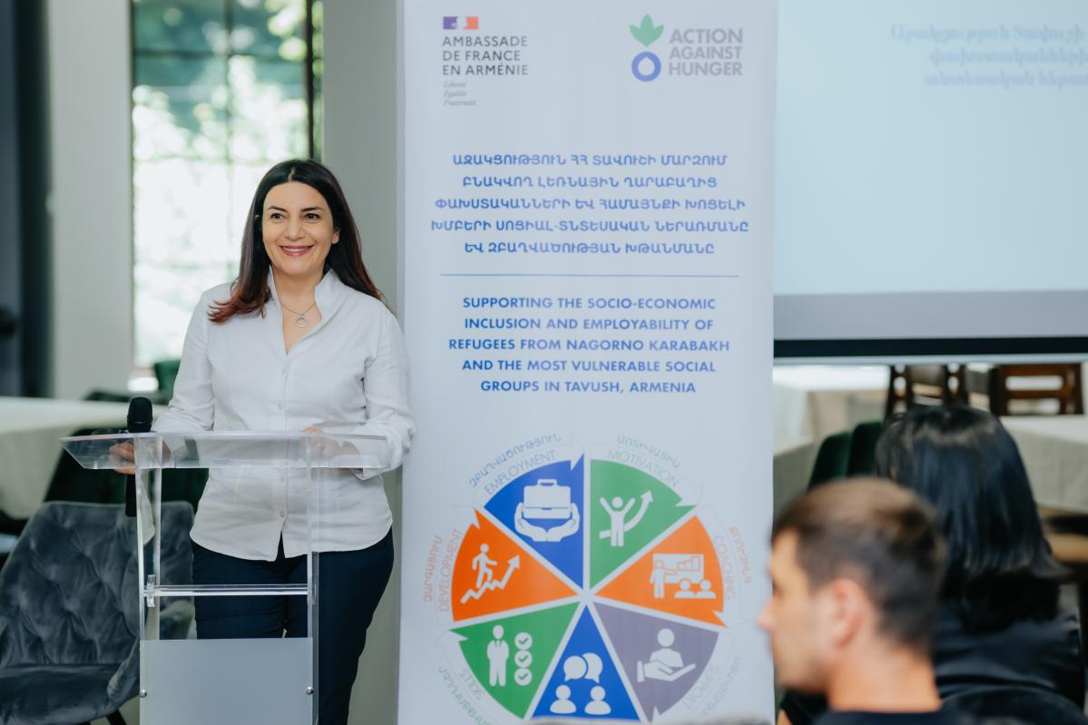 Entrepreneurship Forum within the French embassy-funded project Supporting the socio-economic inclusion and employability of refugees and the most vulnerable social groups in Tavush, Armenia