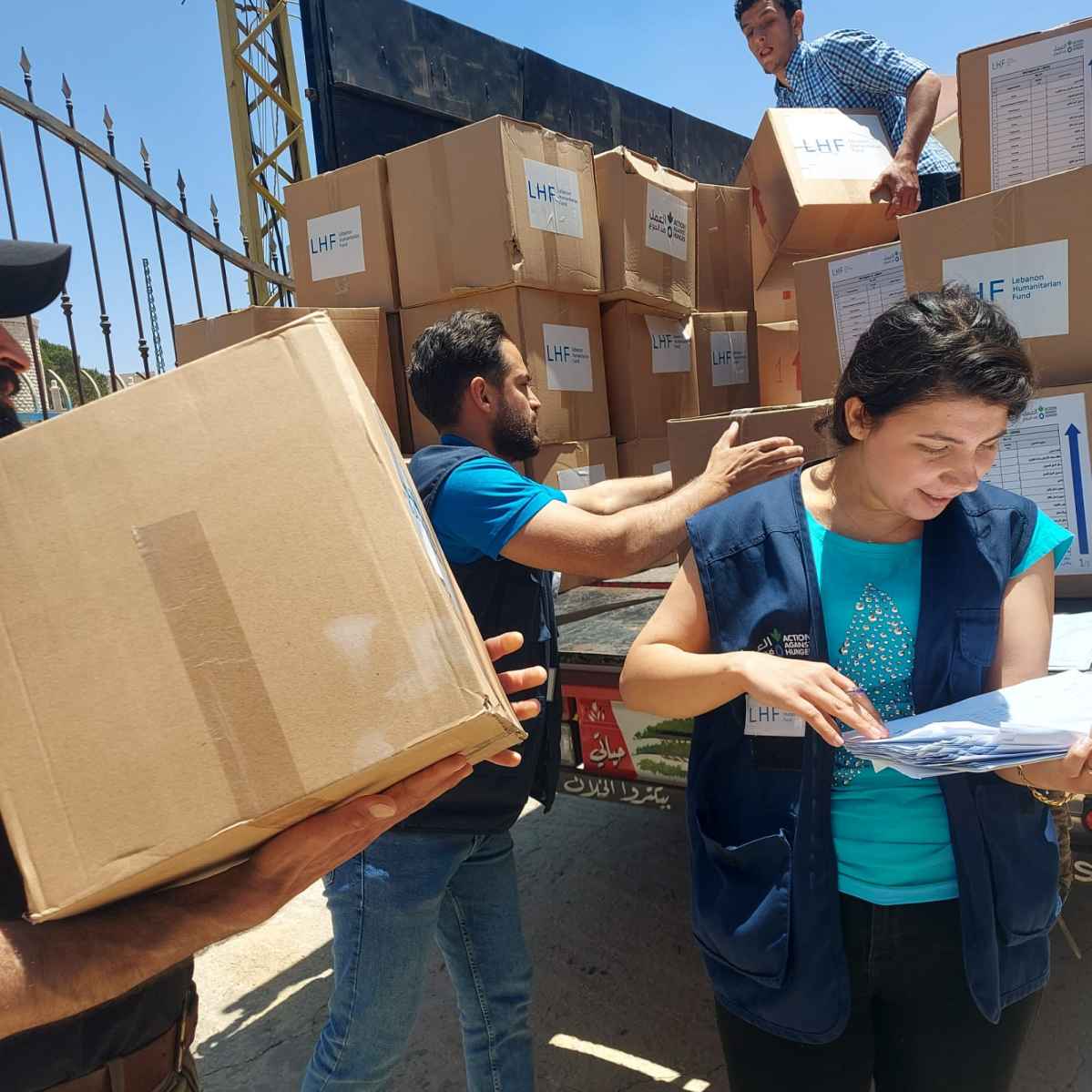 Acción contra el Hambre apoya a cocinas comunitarias en el sur del Líbano. © Celine Haddad para Acción contra el Hambre