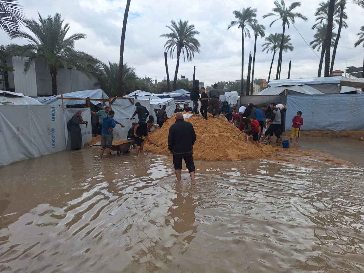 Inundaciones en Gaza
