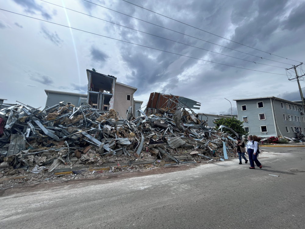 Edificios La guaira tras terremotos