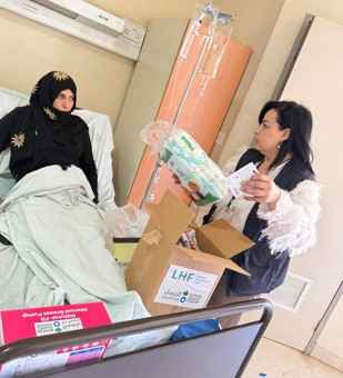 Action against hunger visit lebanon hospital
