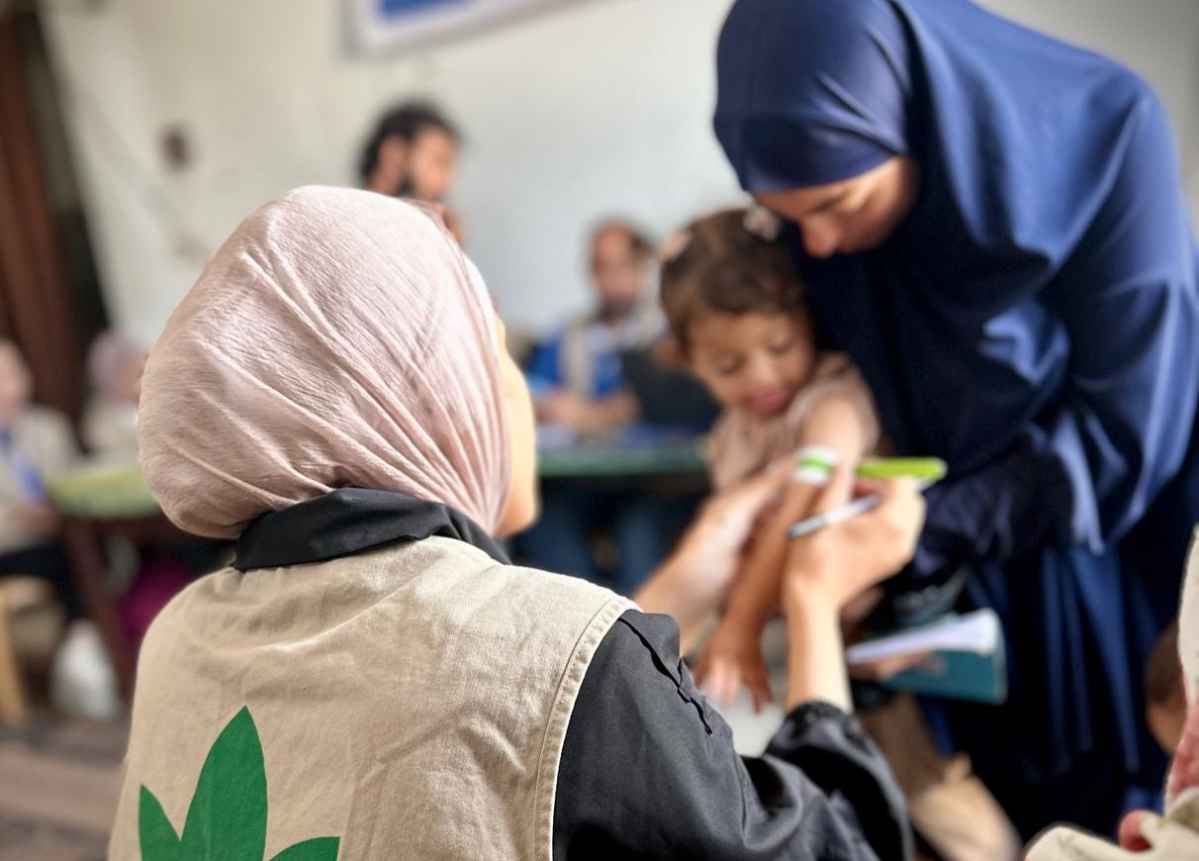Equipos de nutrición de Acción contra el Hambre en Gaza 