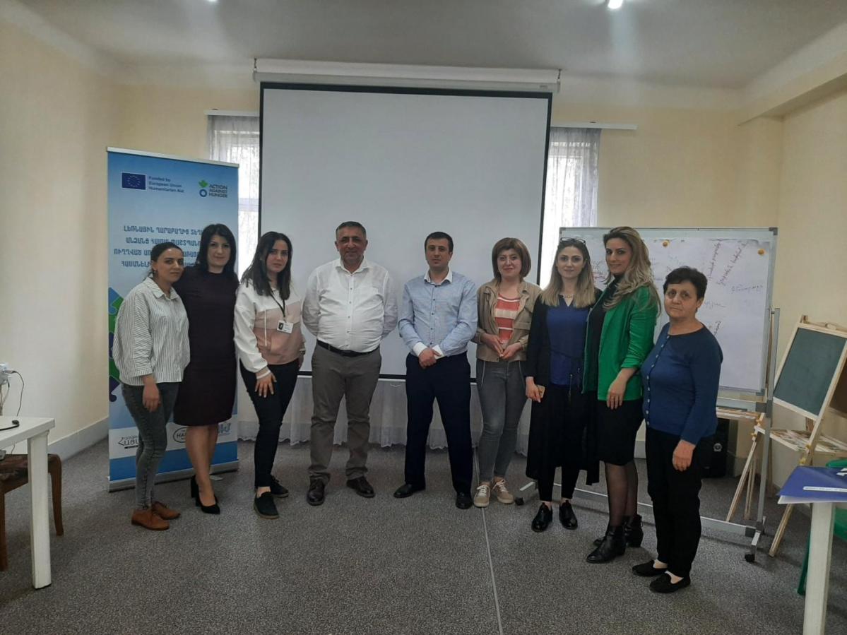 Building capacities of social workers and caregivers in Syunik.