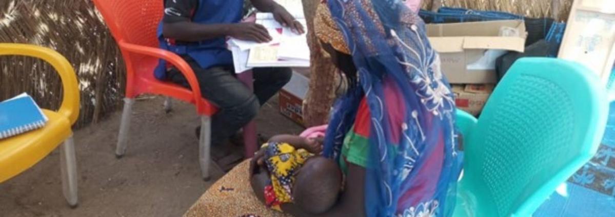 Curative consultation session at Klissawa CSA, Kossa health area