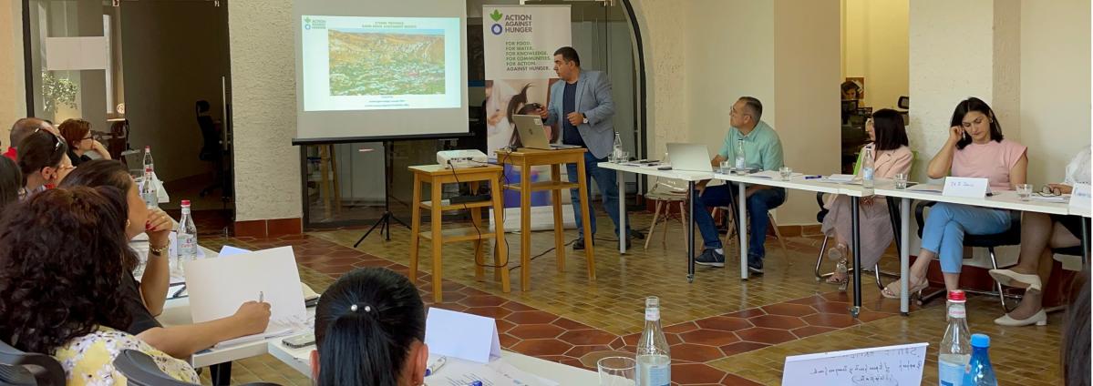 Action Against Hunger Hosts Coordination Round Table in Syunik Province, Armenia