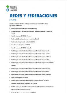 2022 redes federaciones